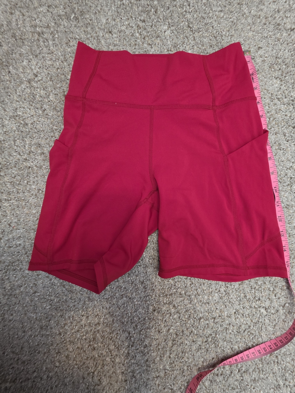 Fabletics Oasis PureLuxe High-Waisted 6" Pocket Bike Shorts - Small